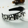 Mode Luxe Bling Rhinestone Hoofdband Geometrische Kristal Kleurrijke Diamond Haarband Hoofddeksels Dames Party Haaraccessoires