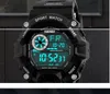 Skmei Открытый Спортивные Часы Мужчины Будильник 5Bar Водонепроницаемые Военные Часы Светодиодный Дисплей Shock Цифровая Наручные Часы Reloj Hombre 1019
