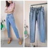 Vintage Straight High Taille Jeans Femmes Boyfriend Mom Street Denim Jeans avec ceinture Lâche Plus Taille Jeans Mujer Retro 210616