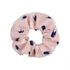 Saç Scrunchies Retro Çiçek Büyük Bağırsak Hairband Elastik Saç Bağları Halatlar Kız At Kuyruğu Tutucu Renkli Saç Aksesuarları 12 Renkler BT6555