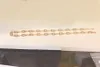 Colliers de style de mode d'Europe Amérique Lady Femmes en laiton blanc carré cristal gravé 18k plaqués en or collier 2152294