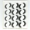 Grossist 12 par 6d faux mink ögonfransar fluffig naturlig look false eyelash wispy falska lash mjuk mink fransar förlängning makeup verktyg