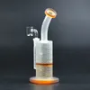 10" Hookah Glass Bong Dab Rig with Quartz Banger Percolator Water Pipe Recycler Oil Rigs Ash Catcher Splash Guard Smoke Pipes Bongs