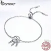 Bamoer Moda 100% 925 Sterling Dream Catcher Link Łańcuch Vintage Bransoletki Dla Kobiet Autentyczna Biżuteria Silver SCB111