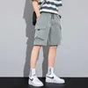 Summer Men Shorts Multi-Pocket Lace-Up Shorts Casual Fashion Classic Tooling Sports Loose Plus Size Shorts Men 8Xl X0705