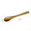 Natural Bambu Spoons Talheres Gelado Gelado Café Colher Eco Amigável Longa Handle Spoon Home Dinnerware 4Style T2I51847