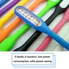 Mini Creative USB Book Light Flexible Opvouwbare LED-lamp Power Bank Computer Notebook 5 V 1.2W