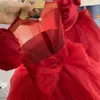 Puffy Flower Girls Dresses Kids Teens Pageant Gowns Birthday Party Dress For Wedding Cooktail Gown