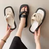 Infradito casual Scarpe da donna Pantofole moda Fascino punta aperta piatta Set sandali da spiaggia per le vacanze Y142
