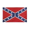 3x5 ft 90 * 150cm usa confederate flagga två sidor tryckta fackliga rebel flaggor stjärnmönster polyester banners varor i lager