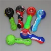 Tubo de água de mão de silicone Silicone Blunt Bong Bubbler Joint Mini Portátil Shisha Tubos de tabaco Accessories5310884