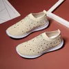 mode mayforest kvinna skor sommar mjuka loafers lata lätta mesh casual sko kvinnor sneakers tenis röd svart vit hombrre sport