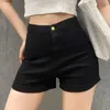 Women's Shorts Women's Mdmupaogit Sexy Short Jeans Women High Waist Slim Black Denim Summer Beach Fashion Skinny Booty