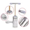 Manual Maker Maker Press Press Machine Machine Cutter Frutas Juicer Cookware com 5 moldes pressionantes fazendo espaguete