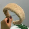 Regalo di Natale Accessori per capelli in pelliccia artificiale invernale vintage per donne Ragazze Fascia per capelli Opaska Do Wlosow Opaski