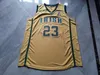 Chen37 Rare Basketball Jersey Men Youth Women Vintage LeBron The Original High School Legends Irish College Dimensioni S-5xl Custom qualsiasi nome o numero