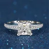 Anéis de prata 925 para mulheres, joias de design simples, anel de noivado de casamento, joias de luxo, anéis femininos