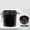 Opbergdozen Bakken Black Eyelash Lijmtank Individuele Adhesive Stand Extension Activated Sealed Jar Container Makeup Case