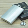 oz Stainless steel Hip Flask (with small funnel) Portable Vodka Rum Easy to go out Outdoor kettle personality