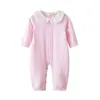 Knitted Baby Romper Autumn born Knitting Clothes Woolen Long-sleeve Infant Jumpsuit Overalls Boys Girls 211101