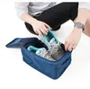 Multifunktion Polyester Travel Packing Bag Folding Travel Shoe Storage Bag Simple Design Vattentät förvaringspåse (6 färger) cc0672