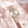 Montres pour femmes de la marque de luxe avec strass et cadran fleur de quartz bracelet de bracelet de bracelet de bracelet pour dames