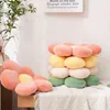 Little Daisy Throw Pillow Lovely Flower Shape Seat Cushion Stretchy Soft Sofa Pillows Office Chair Cushions Girls Plush Toy Gift 211203