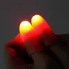 a pair fingers toys halloween thumbs LED light toys kids adult magic trick props flashing luminous gifts glow party decorations Y0730