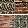 Wall Stickers 1m 3D Brick Peel And Stick Wallpaper Home Decor Vintage Paper For Living Room Improvement Roll Decals