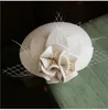 Princesa britânica Lã de lã de lã de lã de lã de senhoras para outono e inverno novo elegante moda chapéus ornamento flor decoração