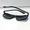 1pcs ظلال الصيف حول النظارات الشمسية نظارات نظارات الشمس تصميم العلامة التجارية الأسود المعدني إطار الظلام 50 مم الزجاجي للرجال النسائية be2805
