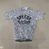 2024 Speed ​​Club White Cycling Jersey Summer Treptable Mtb Bike Clothers Short Sleeve Bicycle Clothing Hombre Ropa Maillot ciclismo