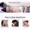 För iPhone Samsung Washable Antinoise Sports Running Sleeping Earphes Bundle Music Headband Mobiltelefon Bluetooth hörlurar6701790