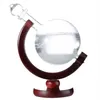 Skrivbordsväder Station Predictor Transparent Ball Storm Glass Creative Globe-Shaped Bottle Heminredning 211108