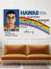 Körkort HAWAII McLOVIN Flagga 90 x 150 cm 3 * 5 fot Custom Banner Metallhål Grommets kan anpassas