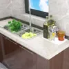 Marble autoadesivo PVC PVC Papel de parede sala de estar casca e vara À Prova D 'Água Armários de Cozinha De Desktop Renovation Adesivos