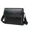 Quality Mens PU Leather Business Briefcase Handbag Laptop Shoulder Messenger Satchel Bag Q0112