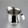 Mjölk Frother 2oz 3oz 5oz 8oz Kaffemuggar Steaming Pitchers Cups för espressomaskiner Mjölkskummande Pitcher Latte Art Stainless Steel Jug T500774