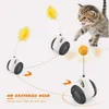 Akıllı Otomatik Kedi Oyuncak Tumbler Rotasyon Modu Interaktif Komik Akıllı Kedi Oyuncak Catnip Oyuncak Kedi Malzemeleri 210929