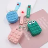 Fidget oyuncaklar paralar çanta telefon çantası renkli itme kabarcık duyu squishy stres röleyi otizm ihtiyacı olan anti-stres gökkuşağı yetişkin oyuncak küçük çanta çocuklar için C562389