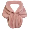 Szaliki Women Faux Fur Clar Shawl Szalik Wrap Evening Party Cape Kree ds. Panny młodej i druhny zimowy płaszcz 5425350