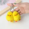 1 adet Sevimli Kolye Yumuşak Dolması Bebek Süs Anahtarlık Yaratıcı Mini Chick Hayvan Modeli Peluş Oyuncaklar Çocuklar Hediye
