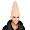Coneheads Alien Latex Cap Mask Cosplay Egg Head Conical Masks Helmet Halloween Carnival Party Props Q0806253a