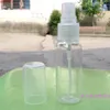 Livraison gratuite 30 ml flacon pulvérisateur en plastique transparent pot rechargeable parfum pompe pour animaux de compagnie lotion grand capuchon vente en gros bonne quantité