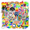 50 niet-repetitieve decoratieve stickers waterdichte verwijderbare schattige dinosaurus cartoon trolley case kleine verse mix sticker maatwerk