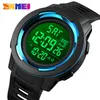 Sport Watch Men Multifunction 5bar Waterproof Pu Strap LED Display Watches Chrono Digital armbandsur Relogio Masculino armbandsur