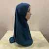 Sjaals Leuke Kinderen Volwassen Maleisische hijab Sjaal Hoogwaardige eenvoudige eenvoudige zachte ademende vrouwen aanbidden Foulard Headscarf voor vier seizoenen