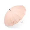 الأزرق المطر الكورية الرياح مظلة طويلة كبيرة لطيف التلقائي النساء يندبروف كبروفينج كبير فتاة صغيرة مظلات Y97