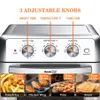US STOCK Geek Chef Air Fryer Toaster Oven, 4 Slice 19QT Convection Airfryer Countertop Oven Fry Oil-Free, Cooking 4 Accessories a08 a43
