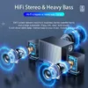 2021 LED Computer Combination Speakers AUX USB Wired Wireless Bluetooth Audio System Home Theater Surround SoundBar PC TV